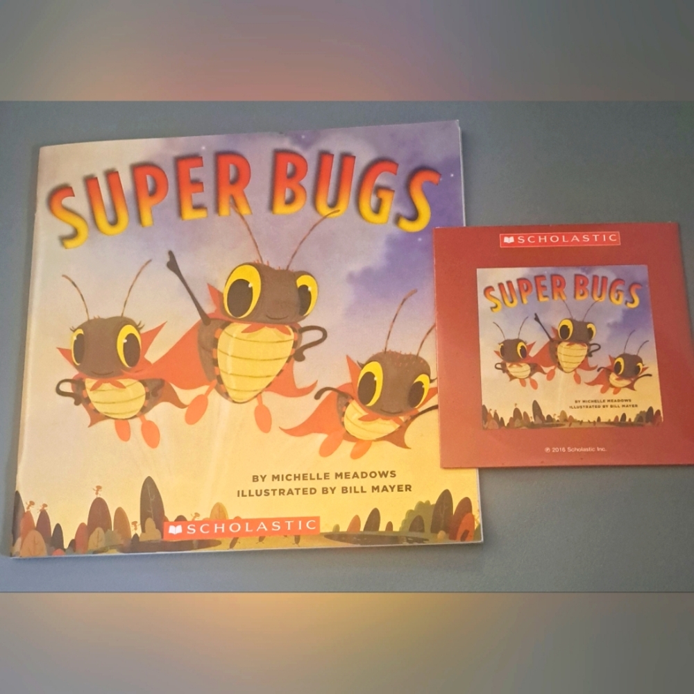 New Scholastic Super Bugs Book and CD Set